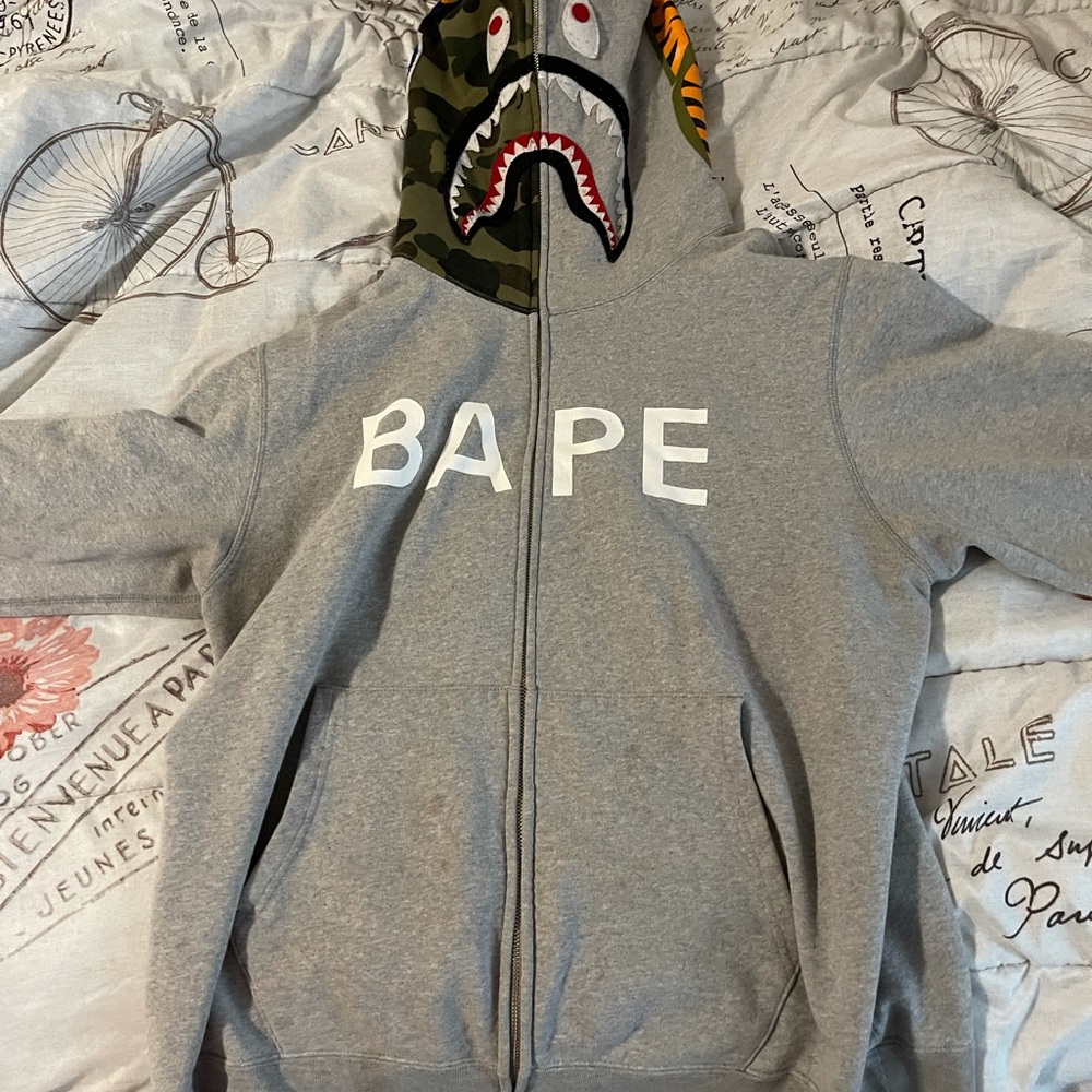 Bape Zip Up Sweater XXL